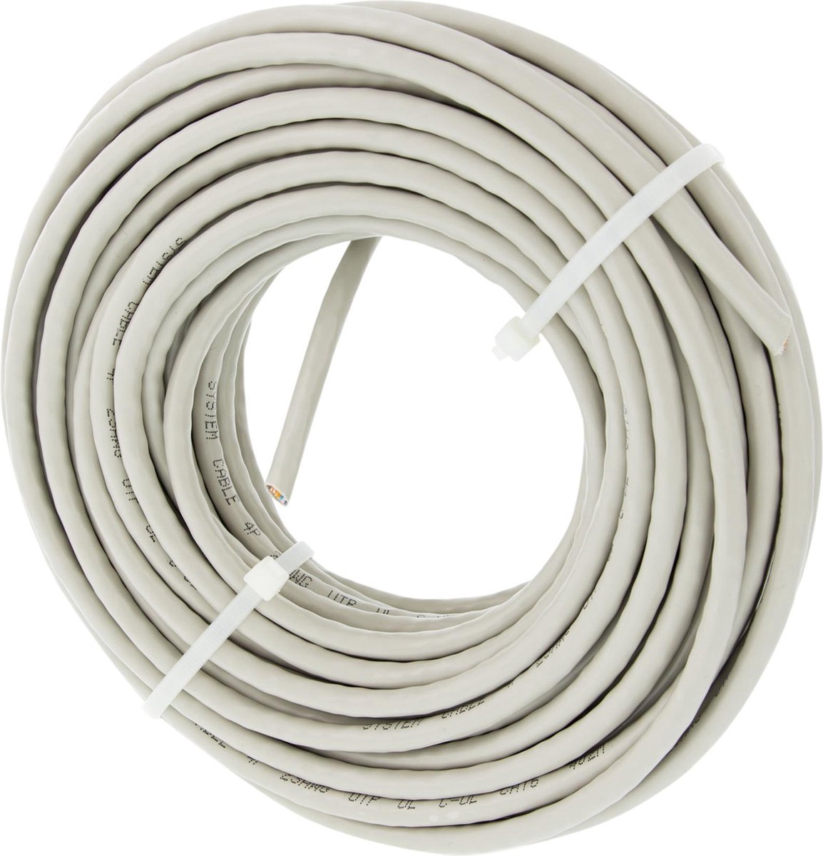 UTP kabel - CAT6 - 8-polig - AWG23 - 20 m - grijs