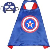 Captain America verkleed kostuum (cape + masker) voor kinderen - Avengers