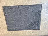 deurmat - schoonloopmat 85 x 145 antraciet - grijs