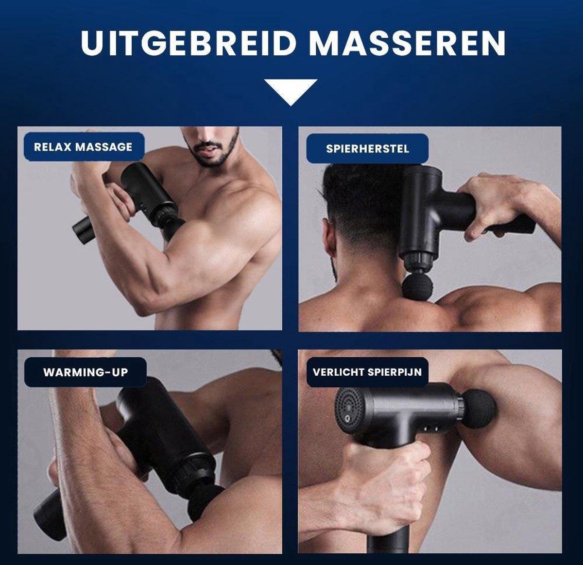 Mobstore Massage Gun - LCD Electric Touch Massage gun - Massage apparaat - Sport Massage - Professioneel Gebruik - Spierherstel & Spierontspanning - Stress Verminderend - Stil en Sterk - Lange Batterij - Professionele Massage Gun - Massage Pistool — cadeau in Sport & Outdoor - foto 8