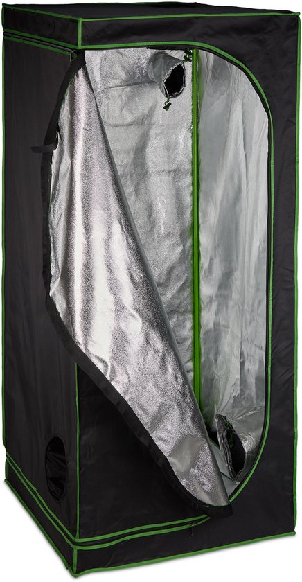 kweektent – 180 x 80 x 80 cm – reflectiefolie