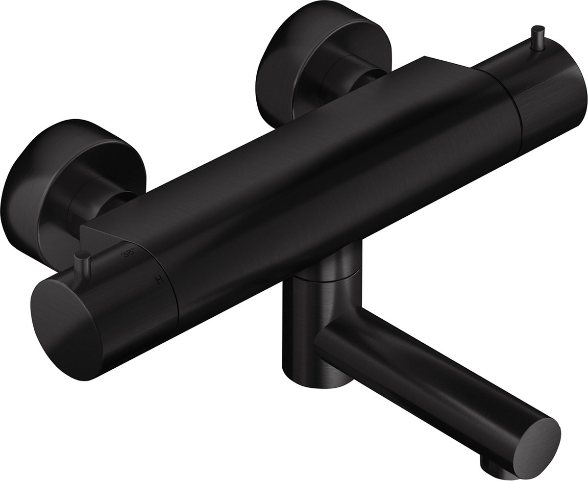 Hotbath Buddy badkraan thermostatisch mat zwart