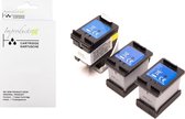 Improducts® Inkt cartridges - Alternatief HP 302 / 302XL F6U68AE ecosaver  3x Zwart kit