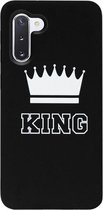 - ADEL Siliconen Back Cover Softcase Hoesje Geschikt voor Samsung Galaxy Note 10 Plus - King