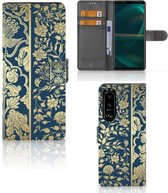 Foto hoesje Sony Xperia 5III Telefoon Case Beige Flowers