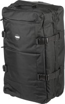 Duurzame koffer- Reistas met wieltjes - Zwart - Recycled PET (duurzaam) Large - 69cm