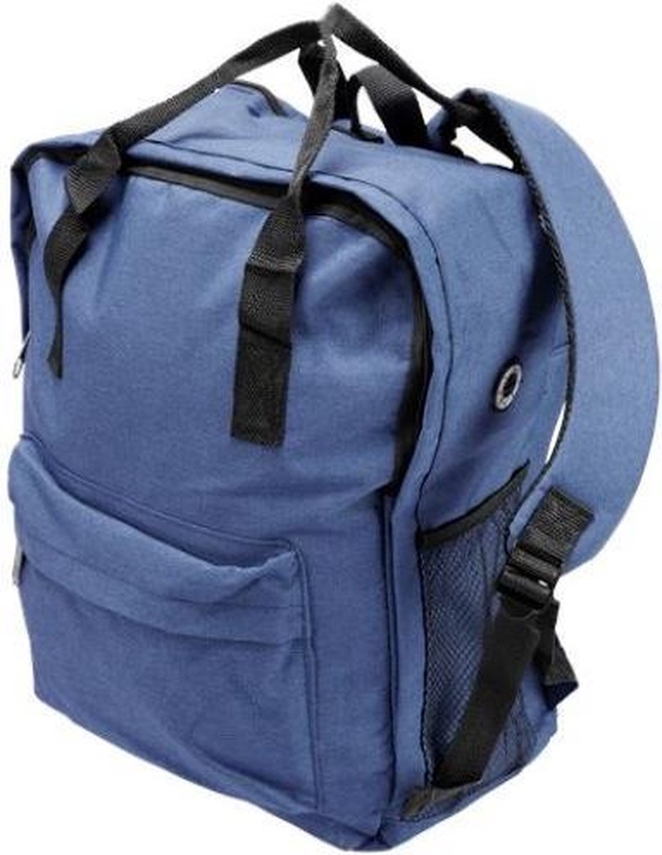 merkloos | rugtas | laptoptas | Rugtas textiel met vak voor 15,6' inch laptop | schooltas jongen | schooltas meisje