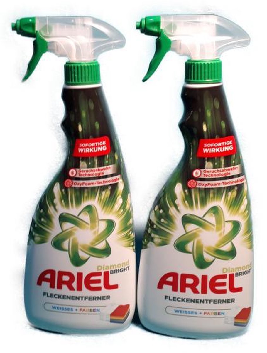 Ariel Diamond Bright - Vlekverwijderaar - Spray 750 ml - voordeelverpakking 2 stuks - Ariel