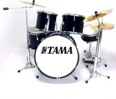 Miniatuur Tama drumstel zwart