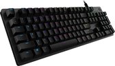 Toetsenbord| gaming toetsenbord| toetsenbord met verlichting| Gaming Toetsenbord, LIGHTSYNC RGB, GX Brown SWitches, USB-Passthrough, Aluminium-Magnesium behuizing, QWERTY US International Lay