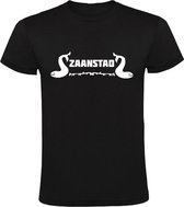 Zaanstad Heren t-shirt | zaandam | Zwart