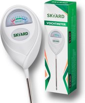 SKYARD® Vochtmeter voor Planten - Vochtigheidsmeter - Binnen en Buiten - Hygrometer - Vochtmeter Grond - Watermeter Voor kamerplanten - Wit - Tuinartikelen
