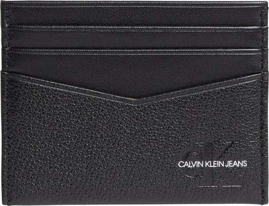 Calvin Klein - Sustainable - Micro pebble cardcase 6cc - heren - black