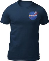 NASA - Bitcoin - Cryptonaut - Bitcoin - Heren T-Shirt - Crypto - Doge Coin- Getailleerd - Katoen