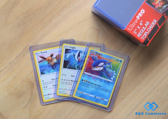 Thumbnail van een extra afbeelding van het spel Ultra Pro Toploader Bundel I  3 x 4 regular I 150 stuks I 76,2 x101,6mm (25ct) I Trading Card Game I 6 packs I Transparant I Pokémon