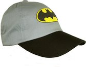 Batman jongens pet kinder cap kleur grijs met zwart maat 54 centimeter