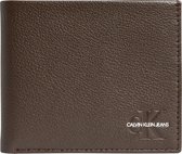 Calvin Klein - Sustainable - Micro pebble billfold - heren portemonnee - bitter brown