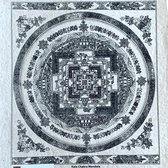 Kalachakra Print op handgeschept papier - 35 cm x 45 cm - Nepal - Dakini -