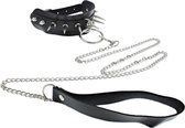 Zac's Alter Ego Choker Spike with Detachable Chain Strap Zwart