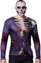 Boland Shirt Gory Groom Heren Polyester Paars/wit Maat M/l