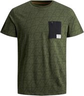 Jack & Jones T-shirt Jcoraider Ss Tee Crew Neck Nl 12199103 Forest Night Mannen Maat - XL