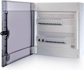 Voorbedrade verdeelkast Schneider Basic 1. (11 automaten inbegrepen)