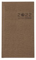 Brepols Agenda 2022 - Ecorama - gebonden Kazar - 9 x 16 cm - Bruin