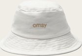 Omay Bucket Hat Coconut - Vissershoed voor Dames - Vissershoed Wit - Handmade