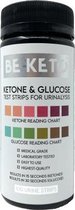 Be Keto | Ketone & Glucose Test Strips | 100 strips | Ketose dieet | Ketonentest