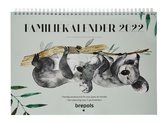 Brepols Familie Kalender 2022 - Handig Weekoverzicht - 5 kolommen - 25 x 30 cm