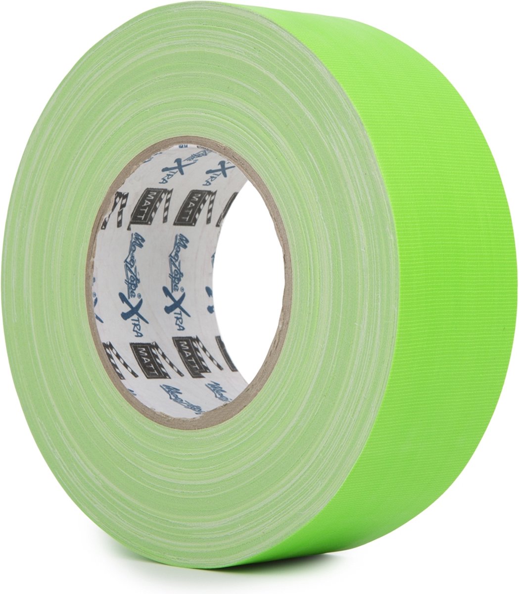 MagTape XTRA neon gaffa tape 50mm x 50m groen