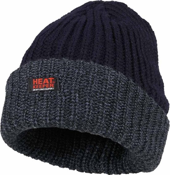 Heat Keeper Thermo heren muts zwart - One size