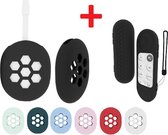 2-In-1 Luxe Siliconen Soft Case Cover Hoesje Set Geschikt Voor Google Chromecast 4K (2020) Met Google TV Dongle & Afstandsbediening Remote - Bumper Sleeve Beschermhoes - Optimale B