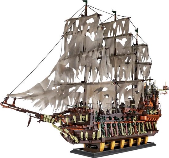 The Flying Dutchman - De Vliegende Hollander - Pirates of the Caribbean Boot Schip Ship Creator Technic Bouwpakket - 3653 Bouwstenen! Bouwset / Disney - Davey Jones - Jack Sparrow / Toy Brick Lighting® Lego® Compatible