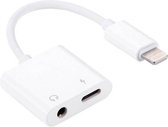 2 in 1 Audio Adapter - iPhone Hoofdtelefoon Oplaadkabel - 3.5mm Hoofdtelefoon naar Hoofdtelefoon Splitter