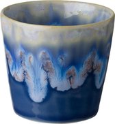 Cactula Costa Nova - vaisselle - tasse lungo - faïence bleue Grespresso - H 7,5 cm