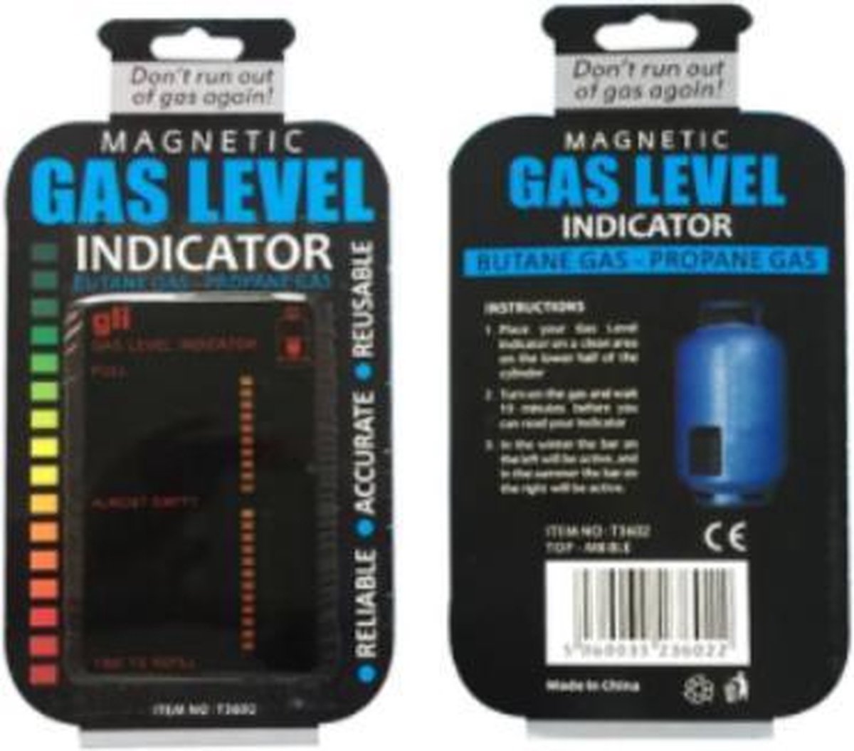 Gaslevel Indicator sticker | Bbq - Tuin