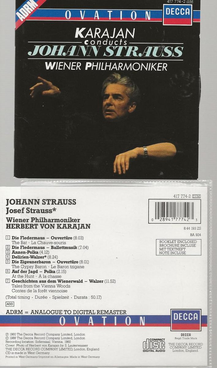 Karajan conducts Johann Strauss