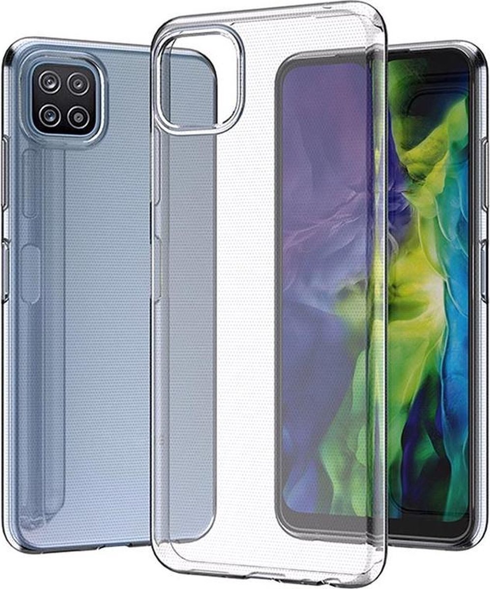 Siliconen back cover case - Geschikt voor Samsung Galaxy A22 5G - Transparant