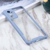 Voor Samsung Galaxy A82 acryl + kleur TPU schokbestendig hoesje (melkgrijs)