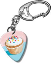 Plectrum sleutelhanger Cupcake