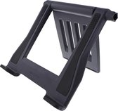 Maxxter Laptop standaard ergonomisch verstelbaar zwart met ventilatie compact makkelijk mee te nemen