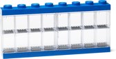 LEGO Minifiguur 16 Display Case - Vitrine - Opbergbox - Blauw - 38,2x4,7x18,4cm - Kunststof