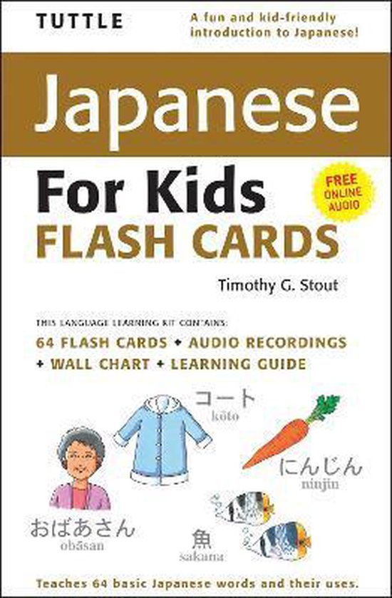 Tuttle Japanese For Kids Flash Cards - cover
