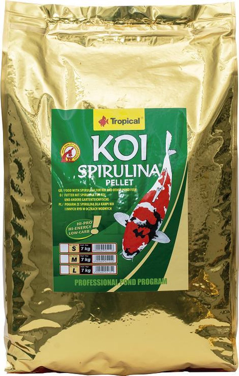 Tropical Koi Spirulina (7KG) - Koivoer