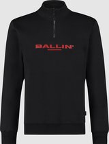 Ballin Amsterdam -  Heren Regular Fit   Sweater  - Zwart - Maat XXL