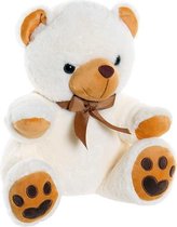 Knuffelbeer DKD Home Decor Wit (25 x 22 x 30 cm)