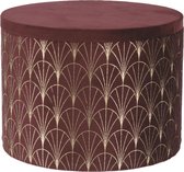 Fluweel zacht doosje velvet - Bordeaux rood