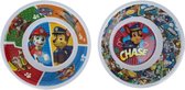Paw Patrol snack bakje - Schaaltje - Kommetje - Multicolor - Kunststof - Ø15 cm - Set van 2
