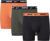 Nike Brief Onderbroek - Mannen - Oranje - Army groen - Zwart - Wit